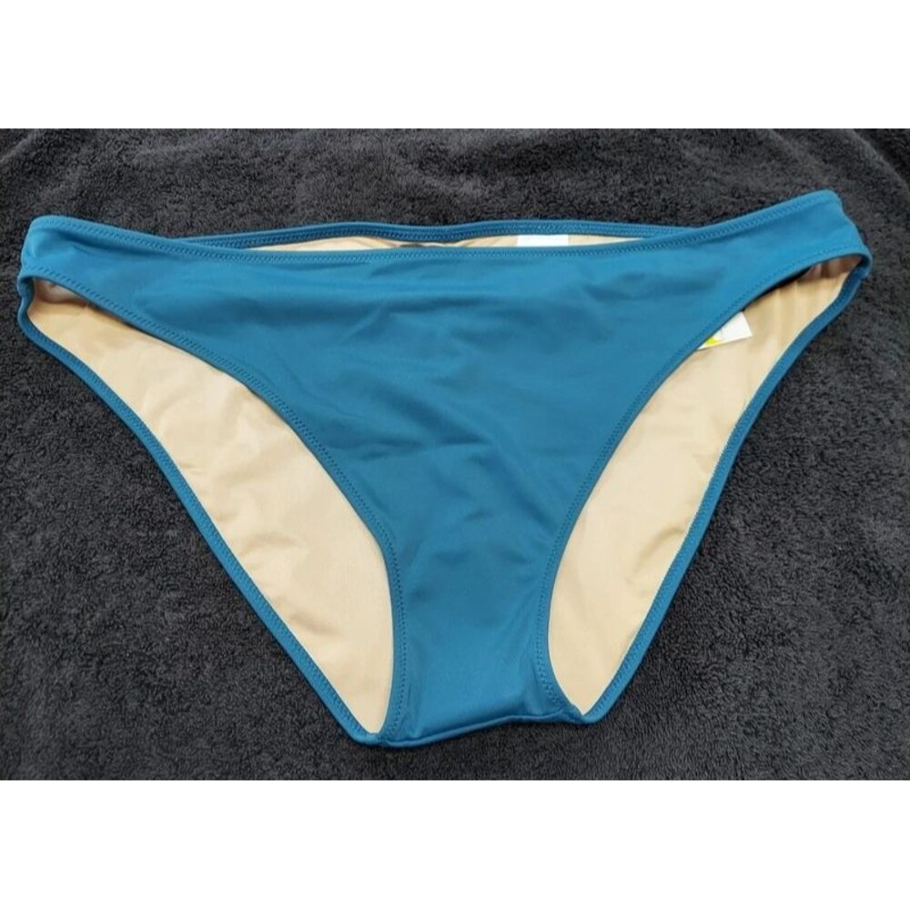 Shade & Shore Women's XL Bikini Bottoms Blue Swimwear